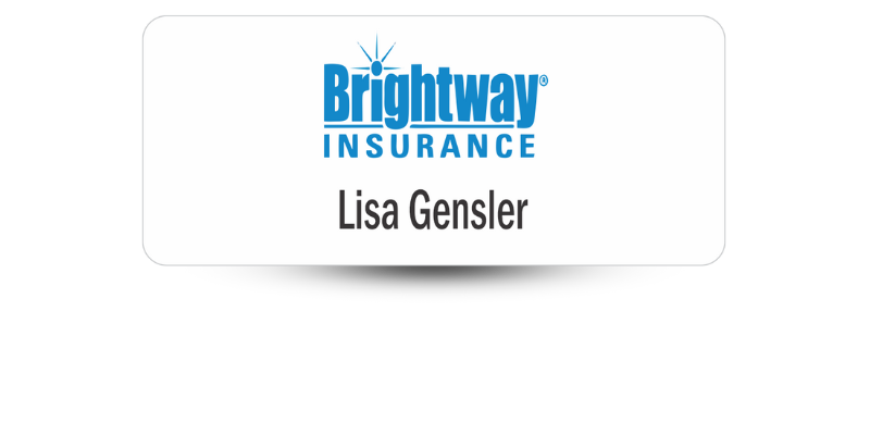 Custom Sized Insurance Agency Name Tags