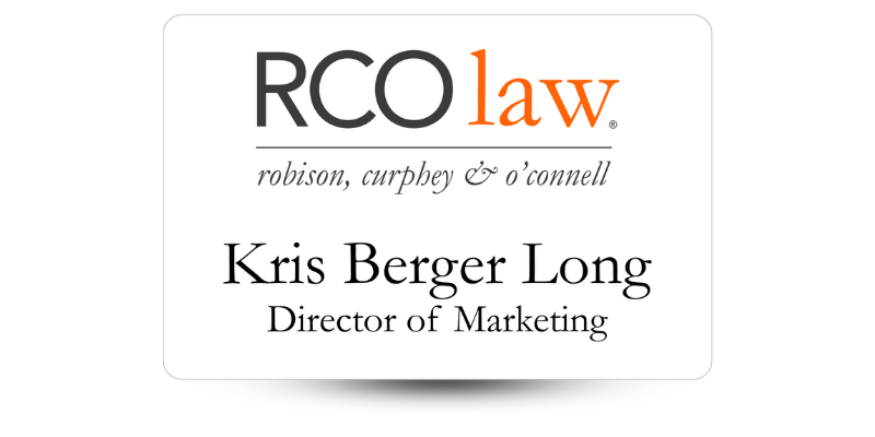 2" x 3" Law Office Name Tags