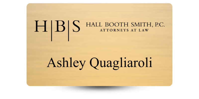 2" x 3 1/2" Law Office Name Tags
