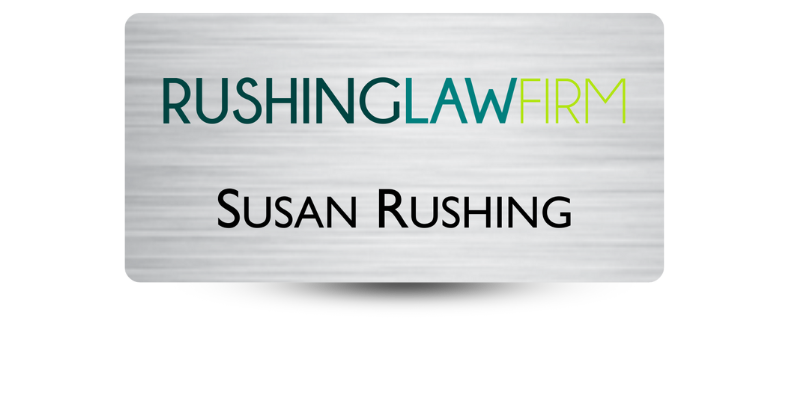 Custom Sized Law Office Name Tags