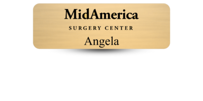 1 1" x 3" Medical Office Name Tags