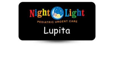 1 1/2 1 1/2" x 3" Medical Office Name Tags