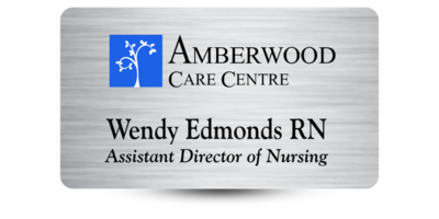 2 2" x 3 1/2" Medical Office Name Tags