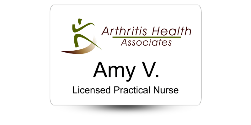 Custom Size Nursing Name Tags