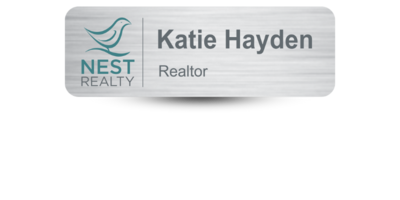 1 1" x 3" Real Estate Name Tags