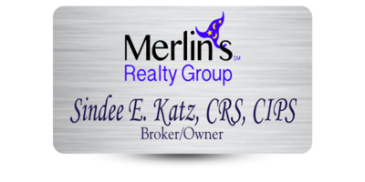2 2" x 3 1/2" Real Estate Name Tags