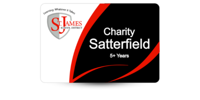 2 2" x 3" School Name Tag