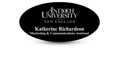 1 1/2" x 3" Oval School Name Tag