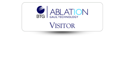 1" x 3" Visitor Name Tags