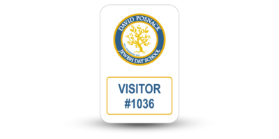 2" x 3 1/2" Visitor Name Tags