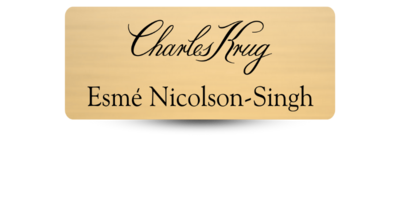 1 1/4 1 1/4" x 3" Winery Name Tags