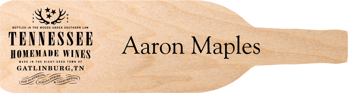 Custom Shaped Winery Name Tags