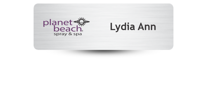 Planet Beach Official Staff Name Tags