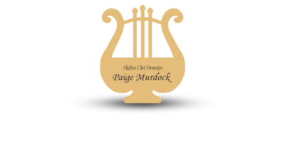 Lyre Shaped Alpha Chi Omega Name Tag - Part #161