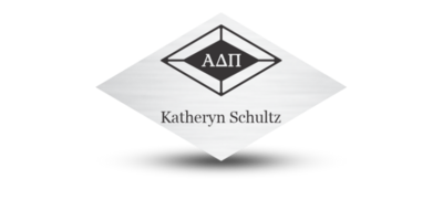 Custom Diamond Shape Alpha Delta Pi Name Tag - Part #364-D