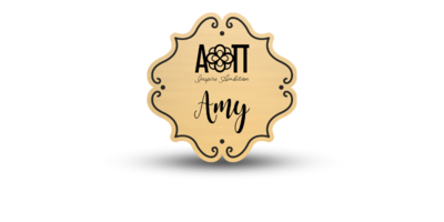 Custom Shape Alpha Omicron Pi Name Tag - Part #400
