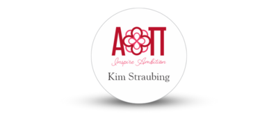 2" x 2" Circle Alpha Omicron Pi Name Tag - Part #1120