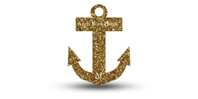 Anchor Shaped Delta Gamma Name Tag - Part #1211G
