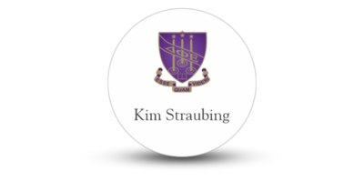 2" x 2" Circle Delta Phi Epsilon Name Tag - Part #1126