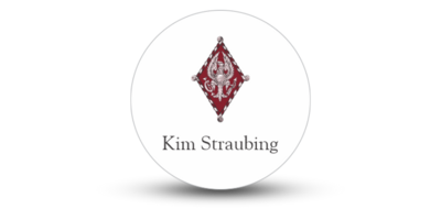 2" x 2" Circle Pi Beta Phi Name Tag - Part #1133