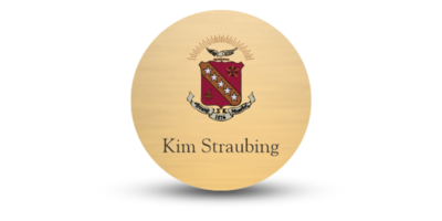 2" x 2" Circle Sigma Kappa Name Tag - Part #1136