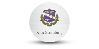 2" x 2" Circle Sigma Sigma Sigma Name Tag - Part #1137