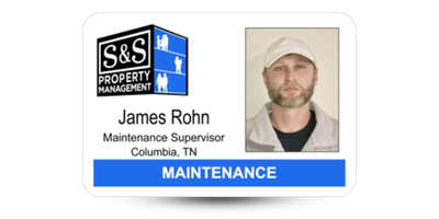 2 2" x 3" Photo ID Name Tag - Part #95