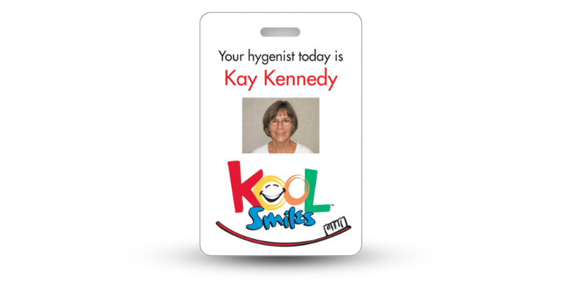 3 1/2" x 2" Photo ID Name Tag - Part #98