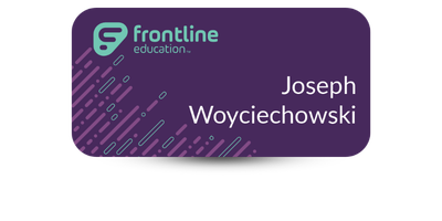 Frontline Metal Name Tag with Magnetic Backing Frontline Metal Name Tag with Magnetic Backing