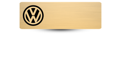 1" x 3" Logo Only Name Tag