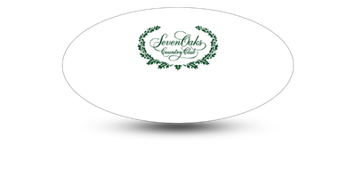 1 1/2" x 3" Oval Golf Club Name Tags