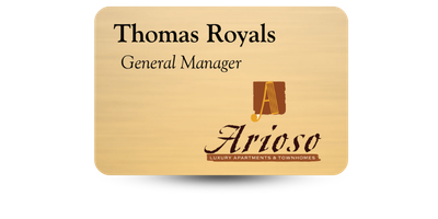 2" x 3" Business Name Tag