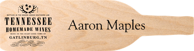Custom Shaped Winery Name Tags