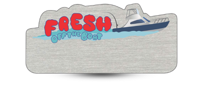 Custom Shaped Restaurant Name Tags