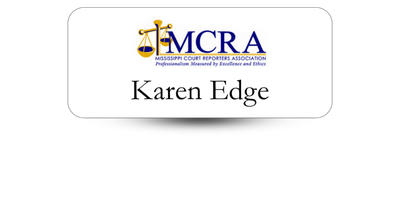 1 1/4" x 3" Law Office Name Tags