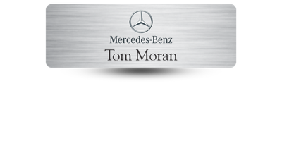 1 1" x 3" Metal Magnet Name Tag