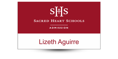 2 2" x 3 1/2" Metal Name Tag