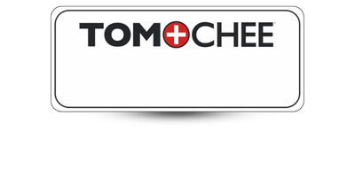 1 1/4 1 1/4" x 3" Plastic Reusable Name Badge with Logo