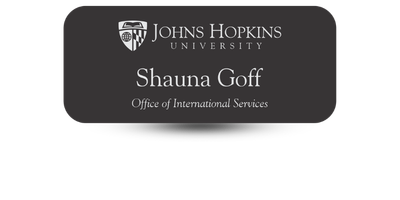 2 1/2 2 1/2" x 3" Engraved Plastic Style Name Tag