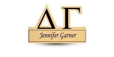 Custom Shape Delta Gamma Name Tag - Part #493 Custom Shape Delta Gamma Name Tag - Part #493