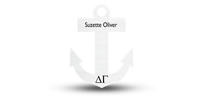 Anchor Shaped Delta Gamma Name Tag - Part #492 Anchor Shaped Delta Gamma Name Tag - Part #492