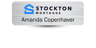 1" x 3" Banking Name Tags