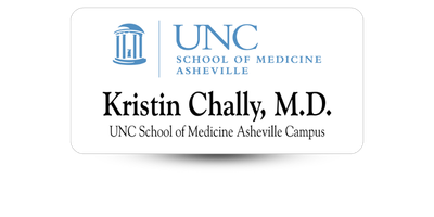 1 1/2" x 3" School Name Tag