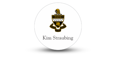 2" x 2" Circle Kappa Alpha Theta Name Tag - Part #1129