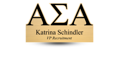 Custom Greek Cutout Letter Alpha Sigma Alpha Name Tag - Part #416 Custom Greek Cutout Letter Alpha Sigma Alpha Name Tag - Part #416