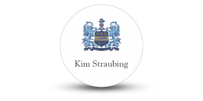 2 2" x 2" Circle Alpha Xi Delta Name Tag - Part #1122