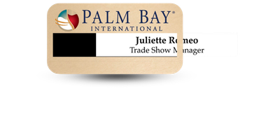 Aluminum Window Name Tag 1.5" x 2.875"