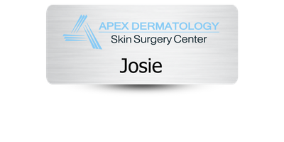 1 1/4" x 3" Medical Office Name Tags