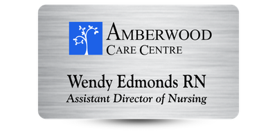 2 2" x 3 1/2" Medical Office Name Tags