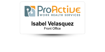 Custom Size Medical Office Name Tags Custom Size Medical Office Name Tags